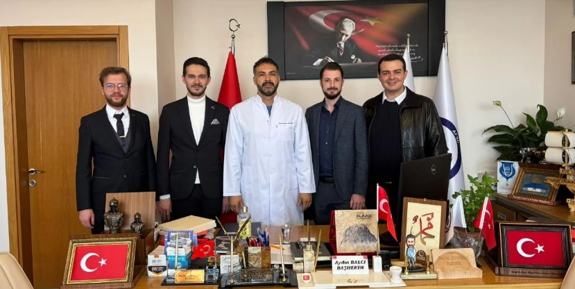 Genç MÜSAD ‘tan AFSÜ Başhekimi Doç. Dr. Aydın Balcı’ya hayırlı olsun ziyaret.