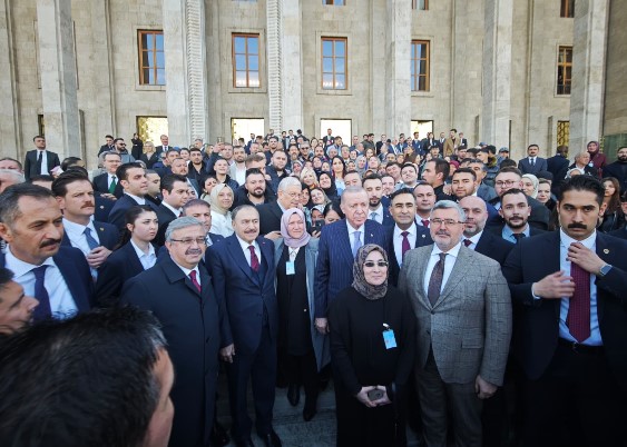 Afyonkarahisar heyeti Cumhurbaşkanı Erdoğan’la bir araya geldi