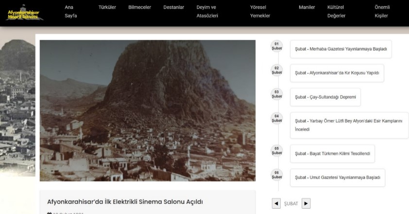 Afyonkarahisar Kent Kültürü Dijitalde Yaşayacak