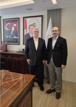 İl Sağlık Müdürü Dr. Hakkı Öztürk, Ankara ziyareti kapsamında Sağlık Bakan Yardımcısı Dr. Yasin Erkoç ile görüştü.