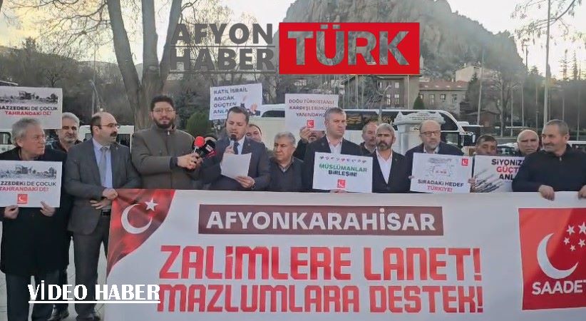 ZALİMLERE LANET, MAZLUMLARA DESTEK”