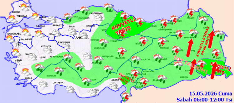 Yurdun büyük bölümü uyarı altında!