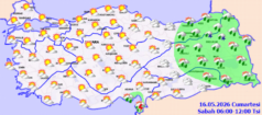 Yurtta bugün hava nasıl olacak? (16 Mayıs 2026)