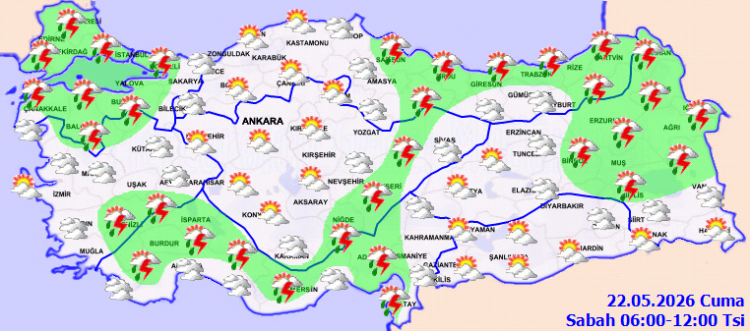 Marmara ve Ege’de kuvvetli yağış bekleniyor