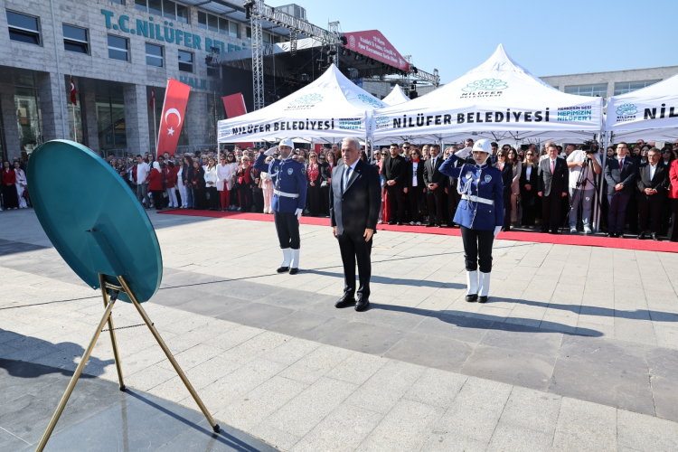 Bursa Nilüfer'de 19 Mayıs’a coşkulu karşılama