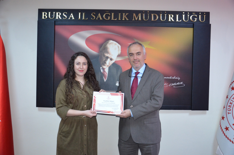 Bursa İl Sağlık'tan SHM’ye yönlendirme yapan hekimlere teşekkür
