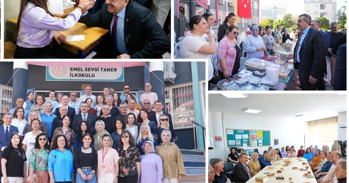 Antalya’da Bakan Tekin’den okul ziyareti