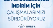 Bursa’da suya indirim geliyor – İGF HABER