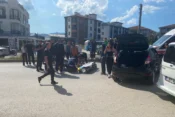 Düzce'de motosiklet ile otomobil çarpıştı: 1 yaralı