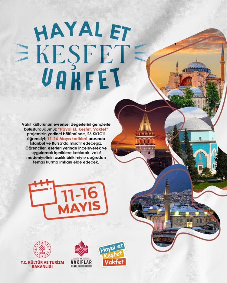 KKTC’li öğrenciler İstanbul ve Bursa’da ağırlanacak