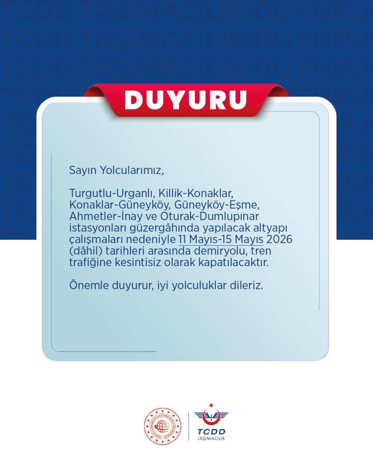 Konya Mavi Ekspresi kullanacaklar dikkat!