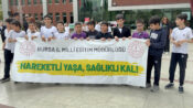 Bursa'da öğrenciler sağlıklı yaşam için hareket etti