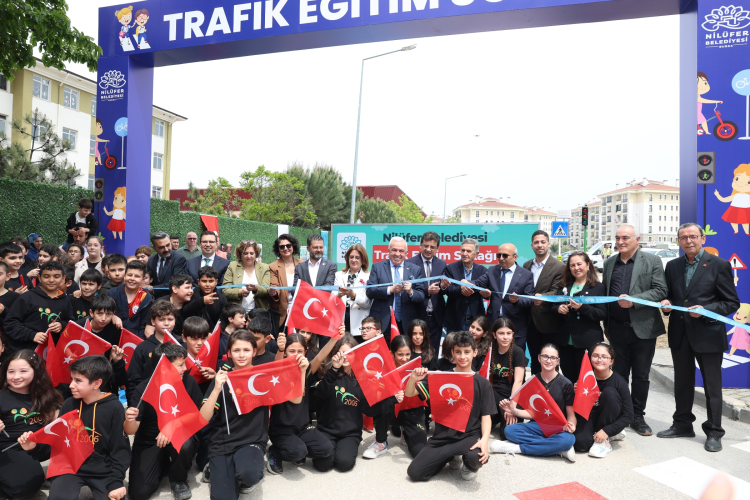 Bursa Nilüfer'de Trafik Eğitim Sokağı açıldı