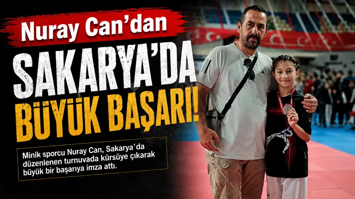 Afyonkarahisarlı Tekvandocu Nuray Can, Sakarya’da Türkiye Üçüncüsü Oldu