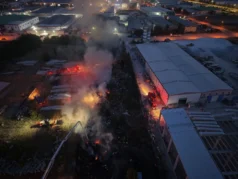 Afyon OSB’de korkutan yangın