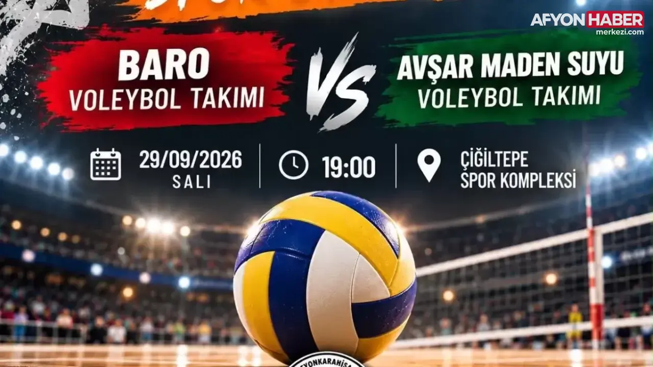 Afyonkarahisar Barosu Voleybol Takımı ATSO Spor Oyunları’nda Parkeye Çıkıyor