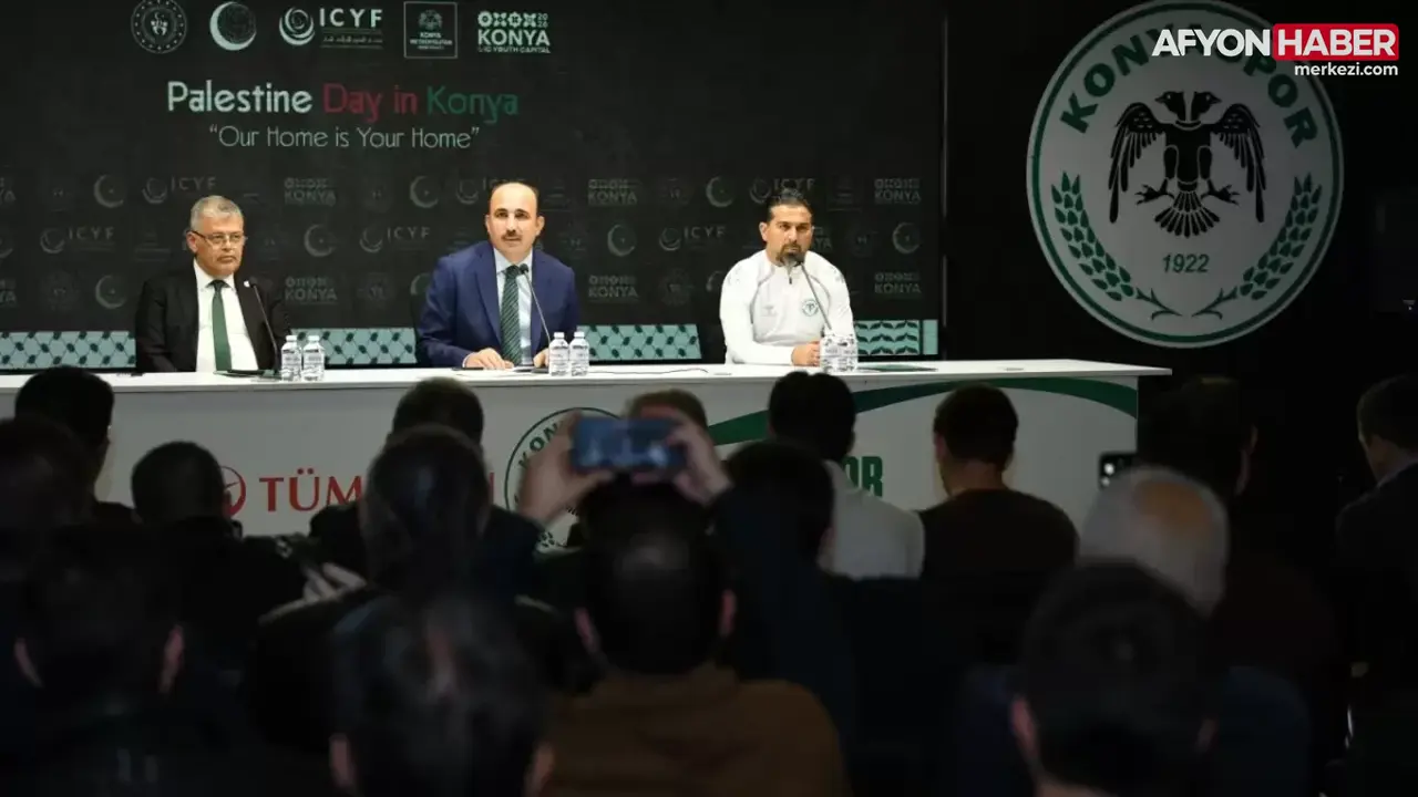 Filistin’e destek için Konyalı taraftarlara açık davet