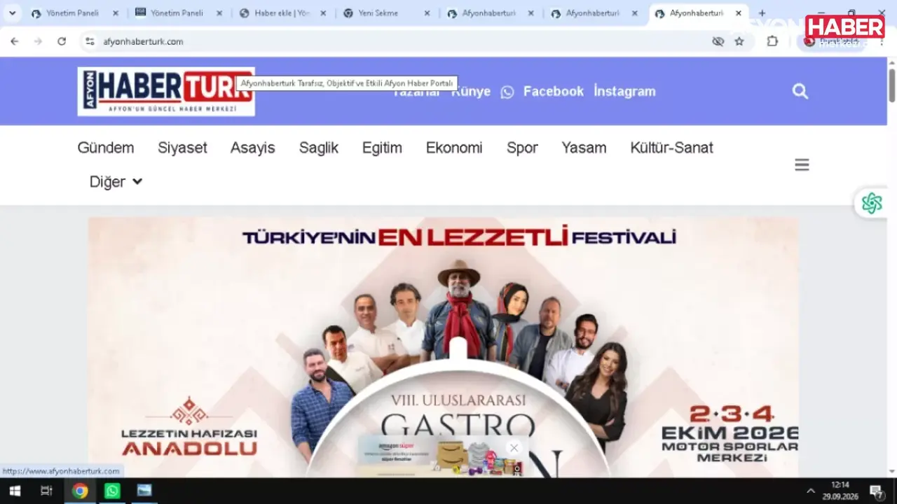Afyonkarahisar’da Guinness Rekor Denemesi ve 160 Stantlı Dev Festival Başlıyor