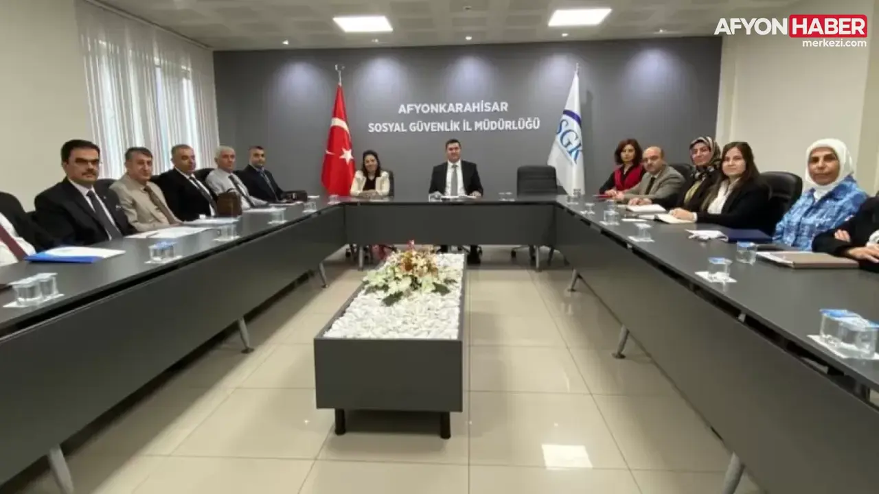 Afyonkarahisar SGK İl Müdürlüğü’nde 2026 Yılı Değerlendirme Toplantısı Gerçekleştirildi