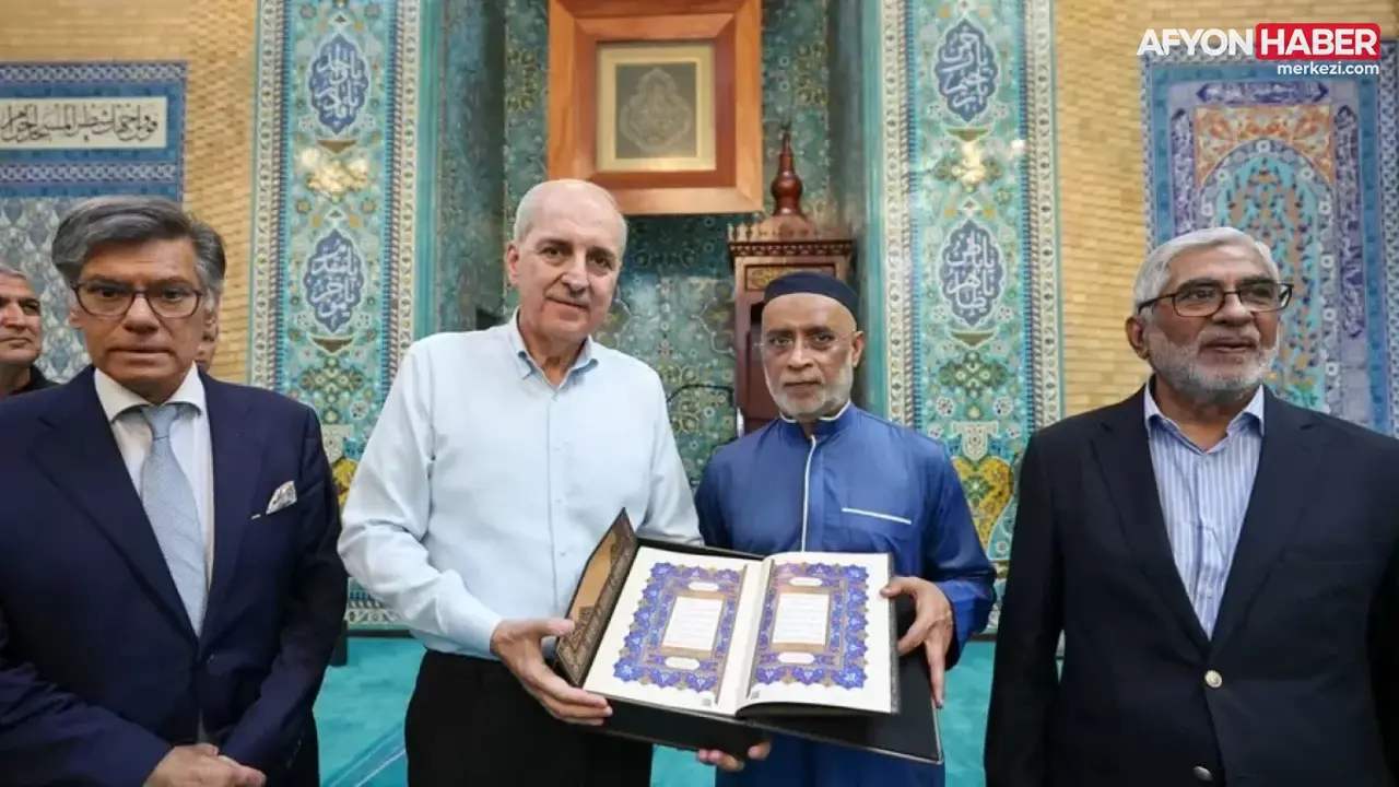 Numan Kurtulmuş’tan Lizbon Merkezi Camii ziyareti