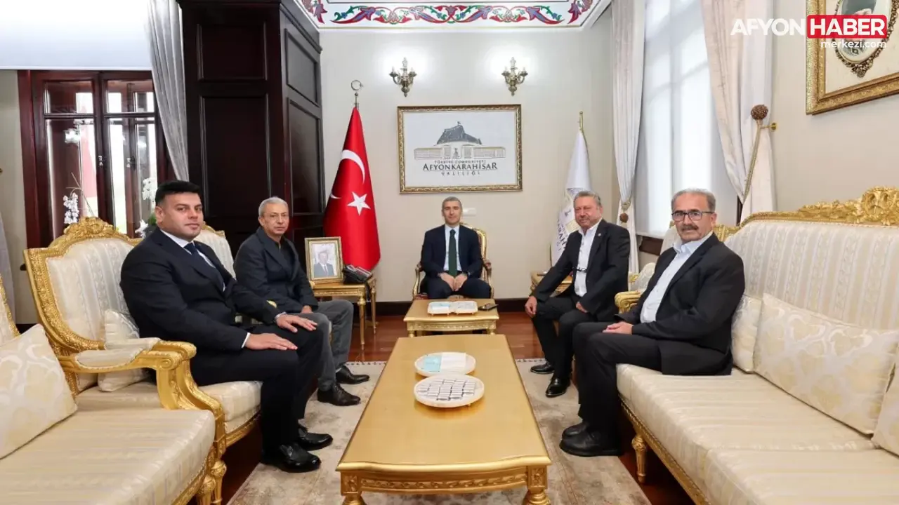 Uşak İl Genel Meclisi Üyesi ve Banaz Heyetinden Afyonkarahisar Valisi Dr. Naci Aktaş’a Makam Ziyareti