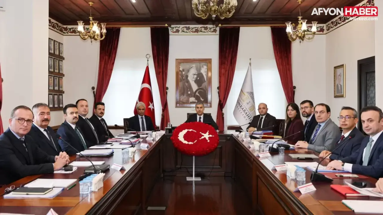 Afyonkarahisar’da Sosyal Yardımlar ve Projeler Masaya Yatırıldı