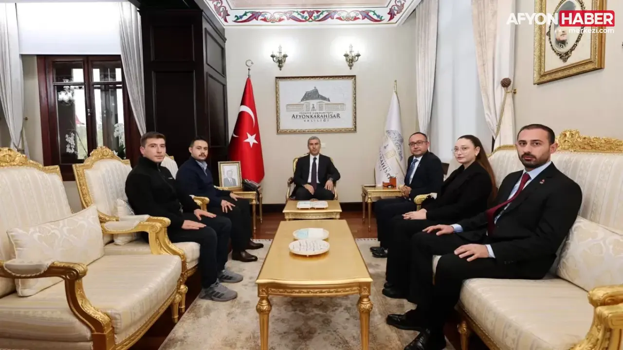 Afyonkarahisar Valisi Dr. Naci Aktaş’a Siyasi ve Sivil Toplum Örgütlerinden Ziyaret