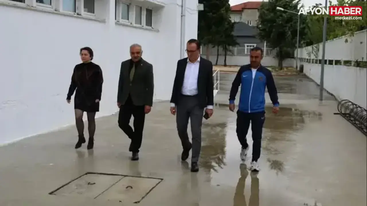 Yeni Parti Dinar İlçe Başkanı Ali Arıkan’dan Kaymakam Mehmet Naim Akgül’e Makam Ziyareti