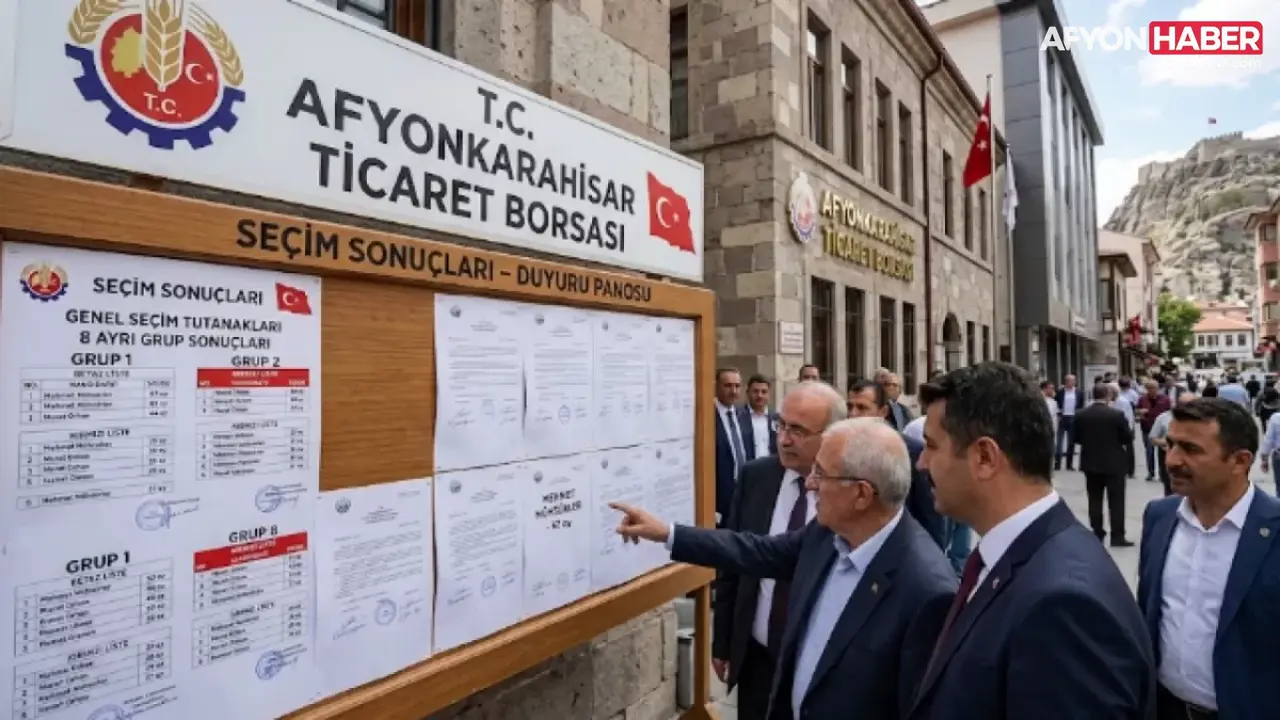 Afyonkarahisar Ticaret Borsası Seçim Sonuçları Resmi Tutanaklarla Netleşti: İşte Yeni Meclis Tablosu