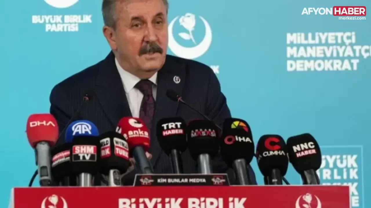 BBP Lideri Destici’den Muhsin Yazıcıoğlu Açıklaması: Soruşturmanın Sonuna Kadar Takipçisiyiz