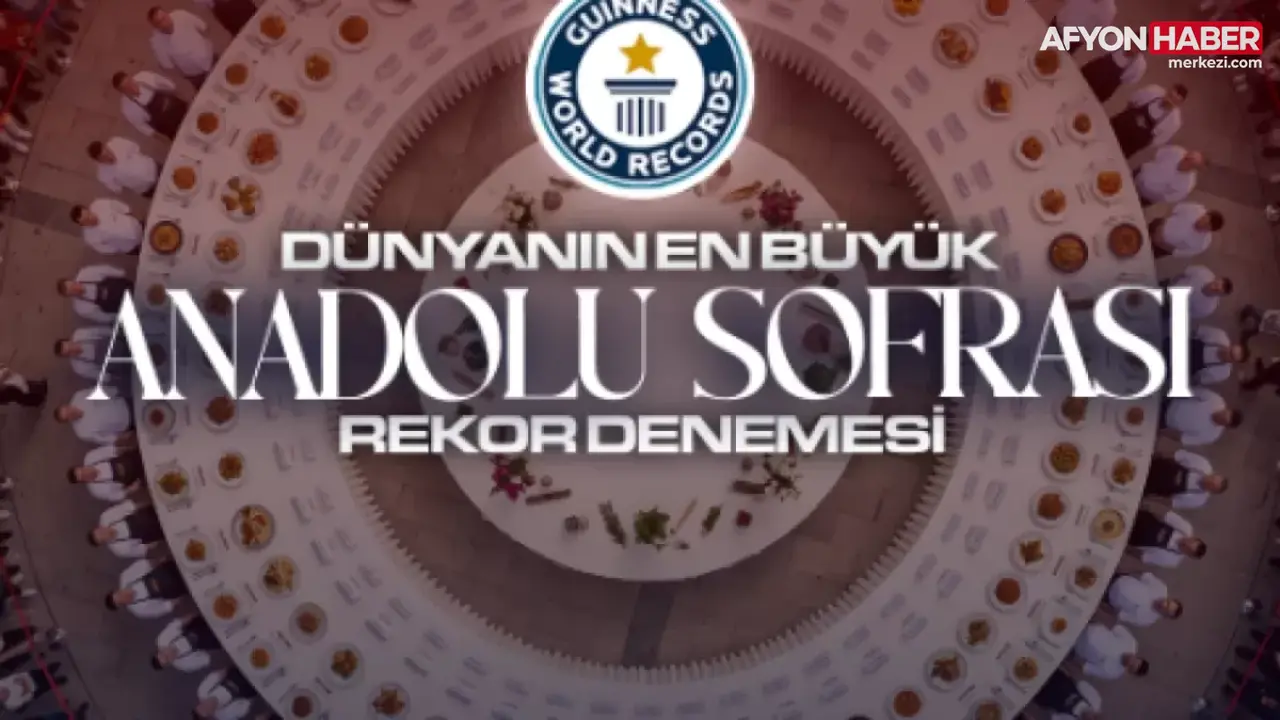 Gastro Afyon Festivali Başlıyor: Guinness Rekor Denemesi ve Görkemli Açılış