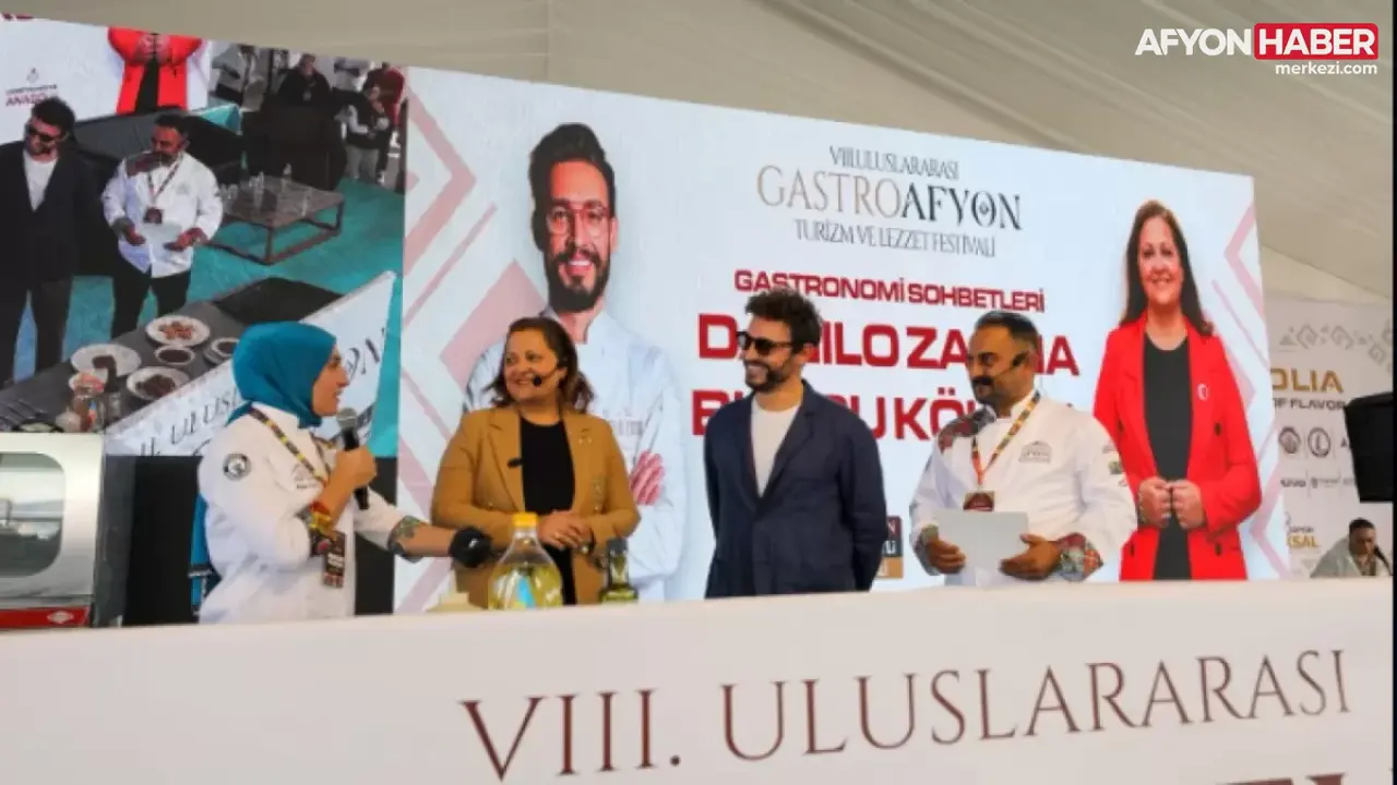 Gastro Afyon Festivali UNESCO Kenti Afyonkarahisar’da Dünyanın Lezzetlerini Buluşturdu