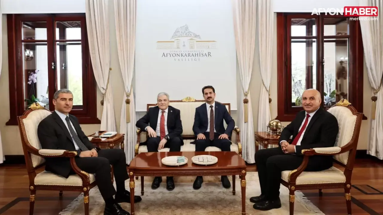 Milli Eğitim Bakanlığı Müfettişlerinden Afyonkarahisar Valisi Dr. Naci Aktaş’a Ziyaret