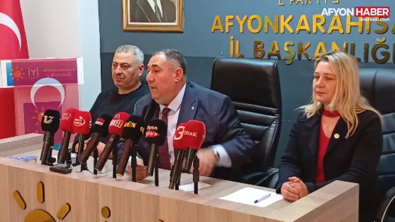 İYİ Partili Mısırlıoğlu’ndan İktidara Sert Çıkış: Afyonkarahisar’ın Hakkını Kim Savunacak?
