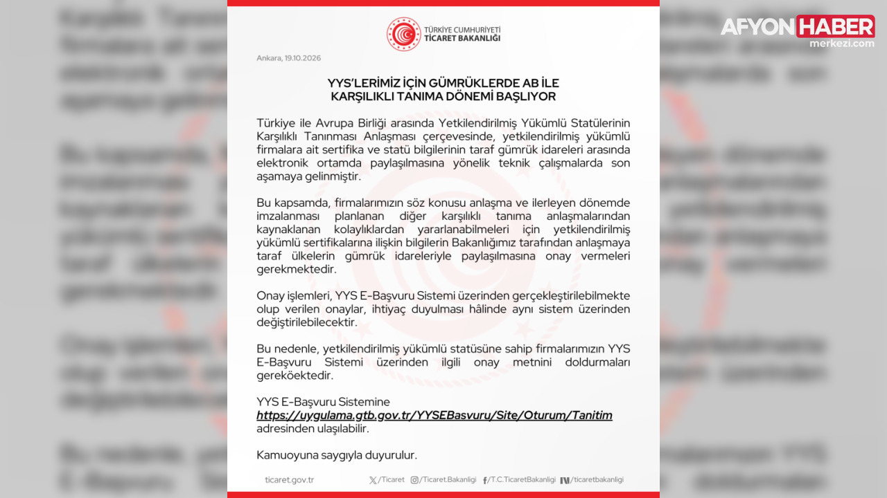 Ticaret Bakanlığı’ndan Yetkilendirilmiş Yükümlü Firmalara bilgi paylaşımı çağrısı - Detay Görsel 2