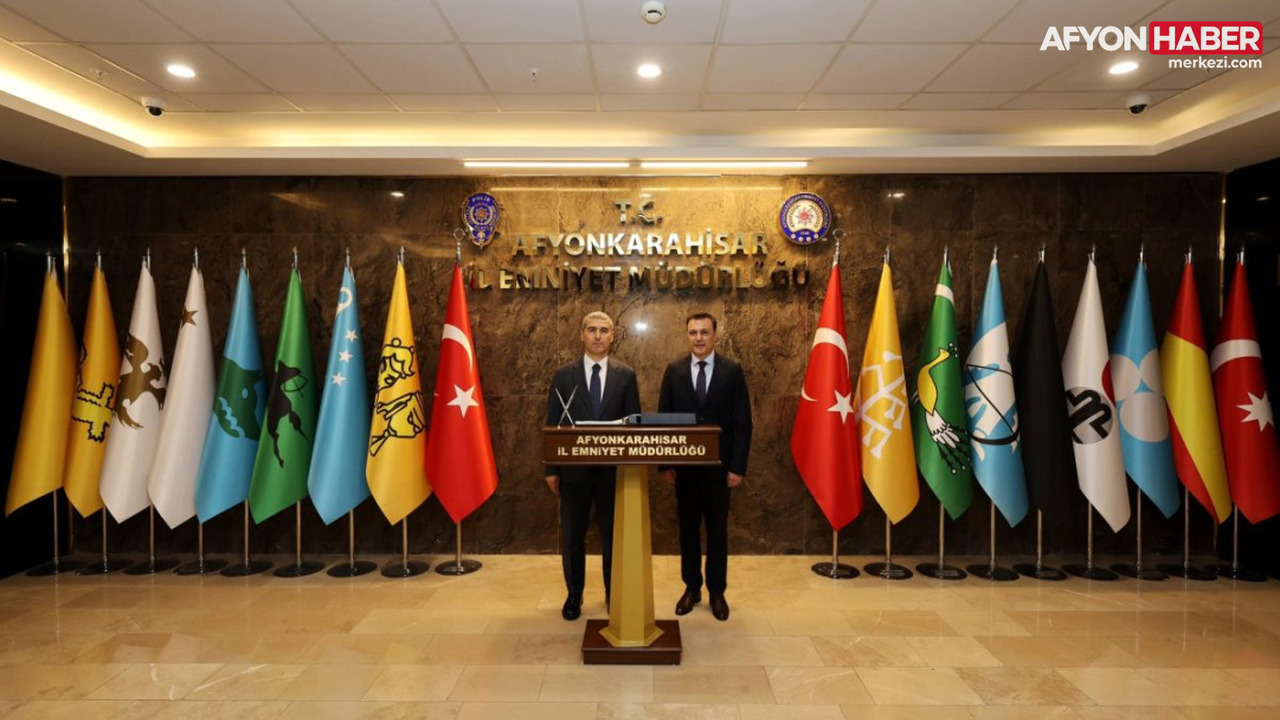 Afyonkarahisar Valisi Dr. Naci Aktaş'tan İl Emniyet Müdürü Demirtola'ya Ziyaret - Detay Görsel 1